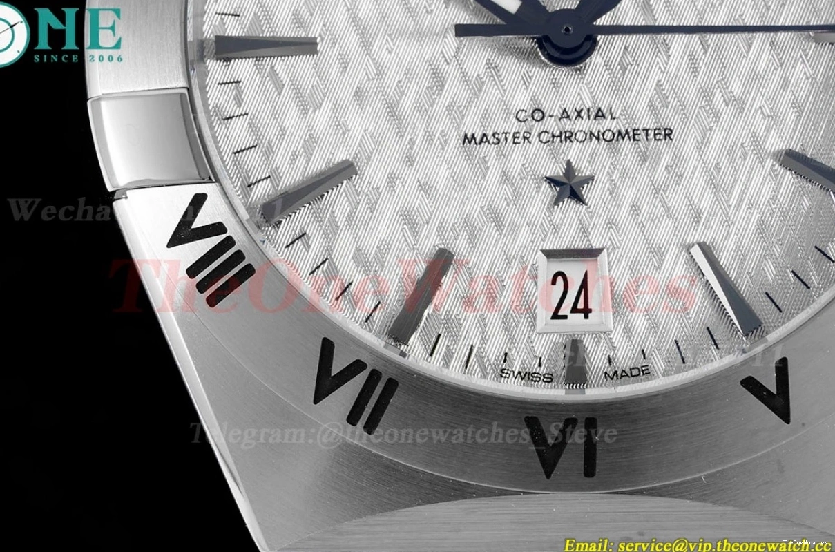 Dial SS LE Textured 39mm Constellation ORF White A8800 0509